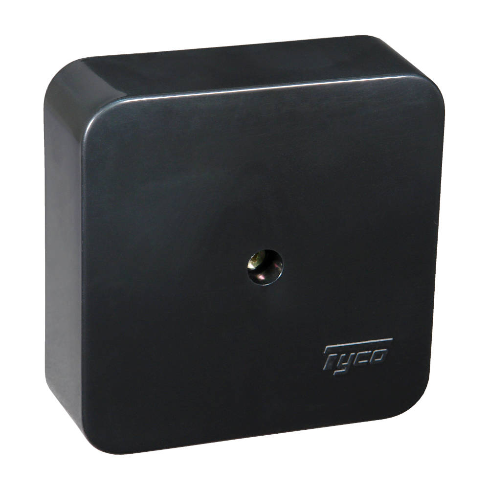 65005Ч Коробка универсальная для кабель-каналов 80х80х25мм (черная)